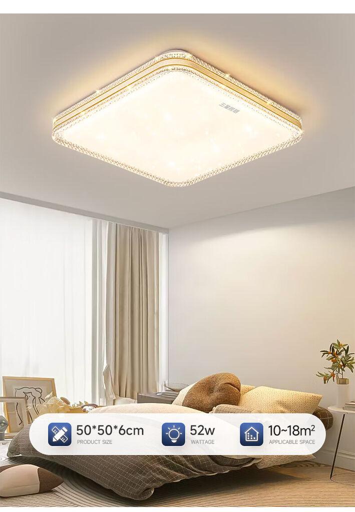 Sanxingzhaoming Plafonska lampa LED, 52 W, Bela