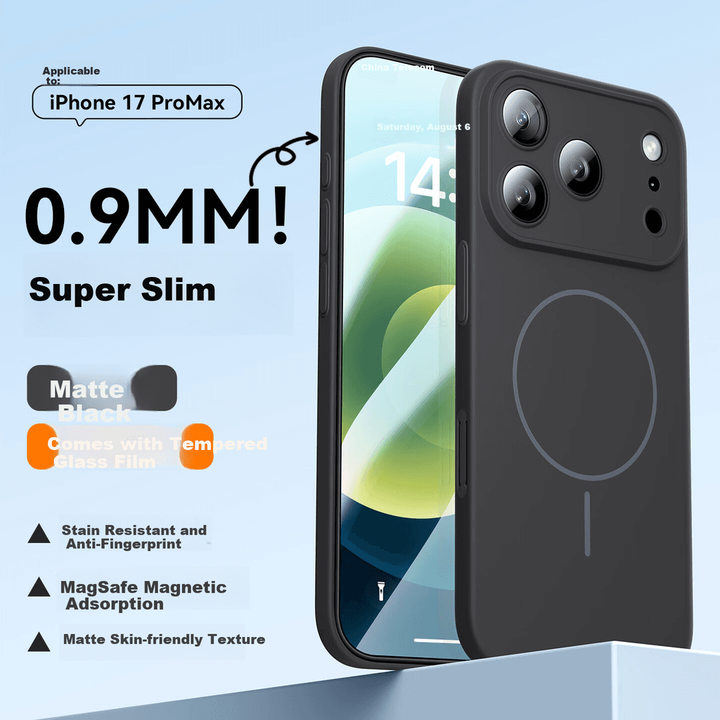 Mofei Maska za mobilni telefon iPhone 17 Pro Max, Crna