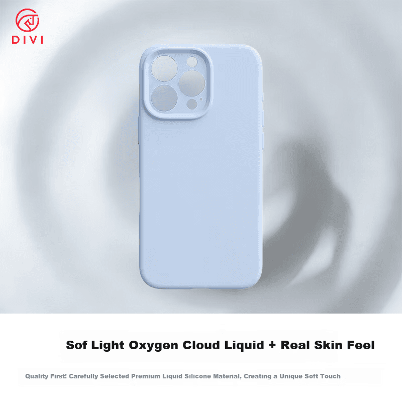 Divi Maska za mobilni telefon iPhone 16 Pro, Svetloplava