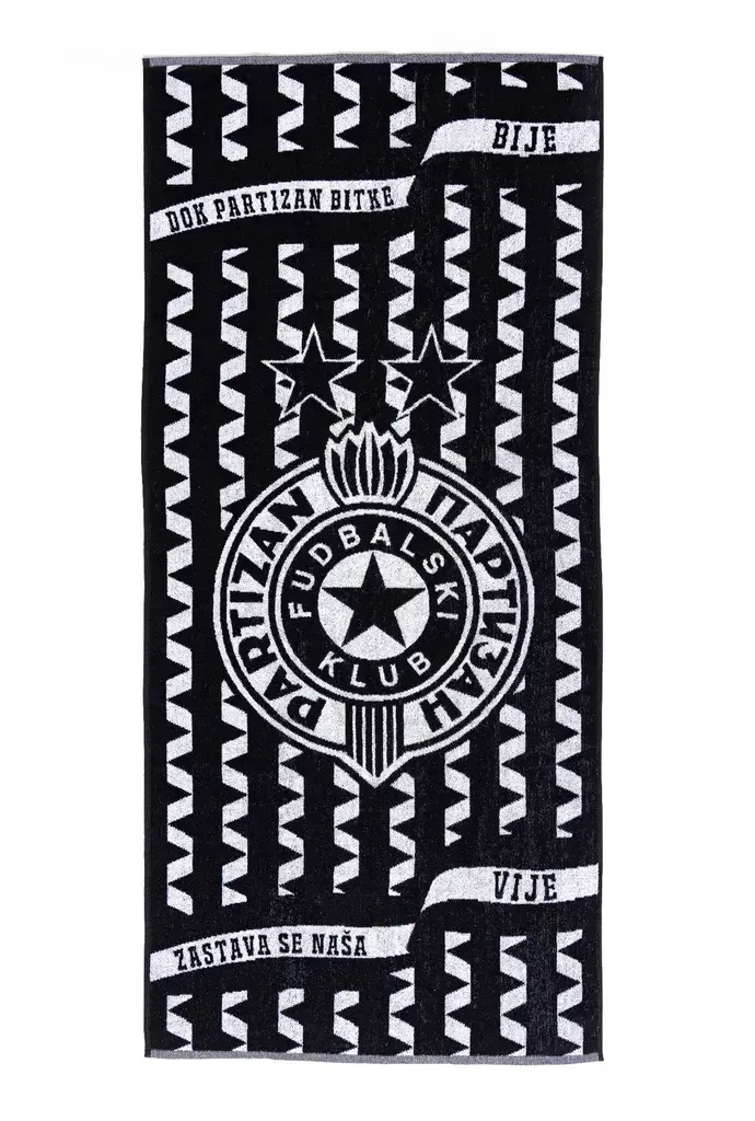 Stefan Peškir za plažu Partizan, 70x160 cm, Crni