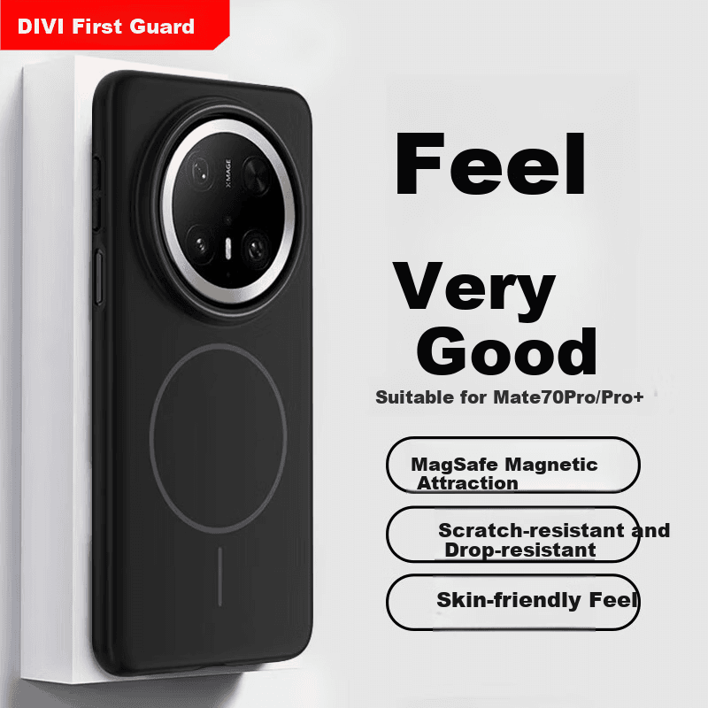 Divi Maska za mobilni telefon Huawei Mate 70 Pro / Huawei Mate 70 Pro+, Crna