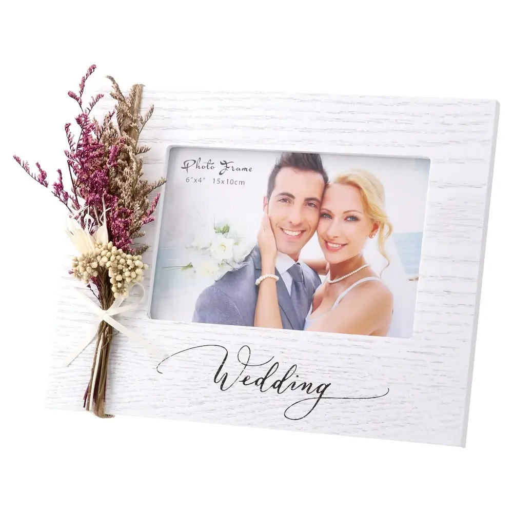 Takk Ram za fotografije Woody Wedding, 10x15cm, Beli