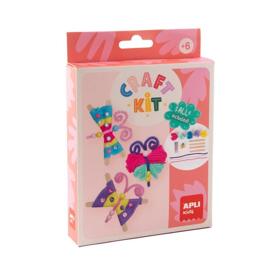 Apli Dečiji komplet za izradu vunenog leptira Kraft kit