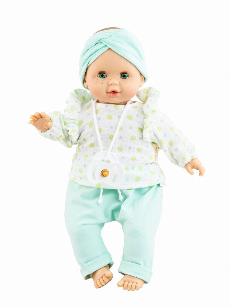 Paola Reina Lutka beba Daca sa cuclom, 36 cm, Menta