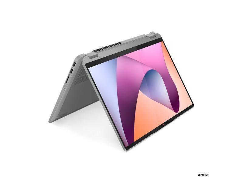 Lenovo Laptop IdeaPad Flex 5 14ABR8, 14", WUXGA IPS Touch, Ryzen 7 5825U, 16GB RAM, 512GB SSD, Win 11 Home, Sivi