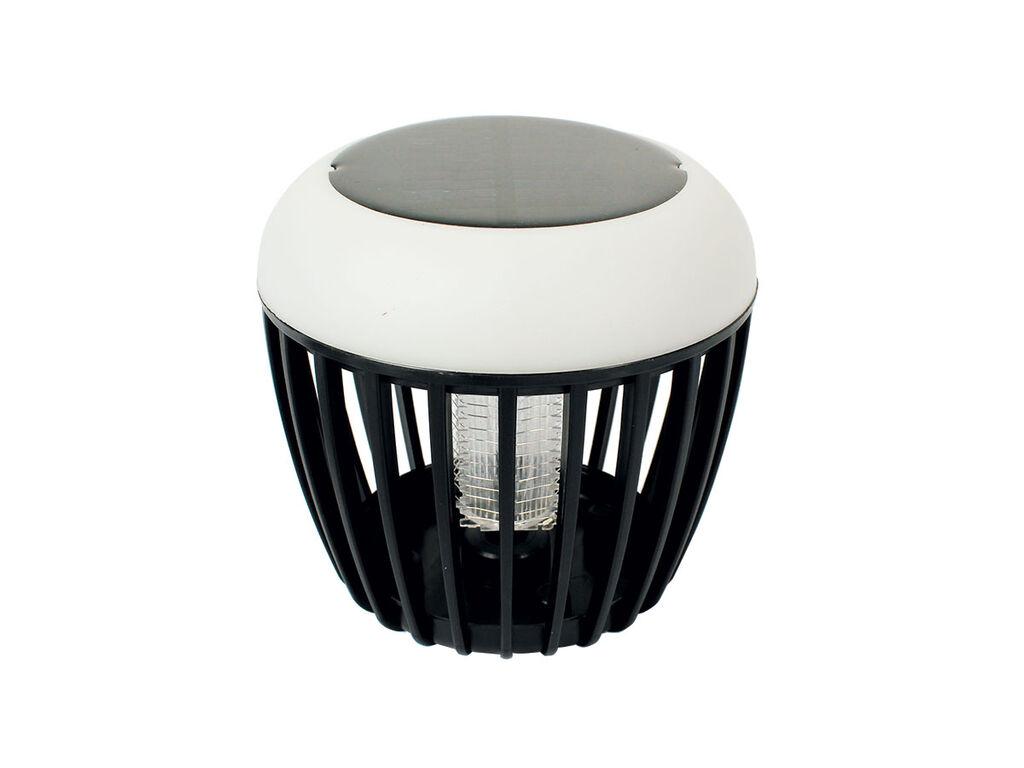 Womax Solarna Led lampa protiv insekata, Crno-bela