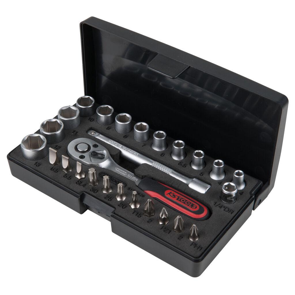 KS Tools Set gedora i bitova 917.0626, 26 komada