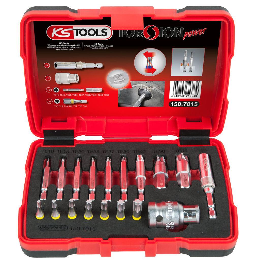 KS Tools Set odvijača za specijalne TX šrafove 150.7015, 18 komada