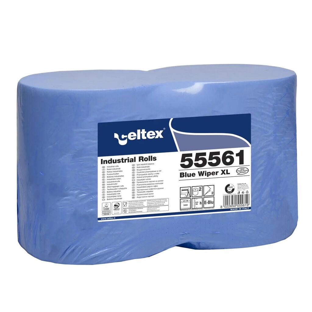 Celtex Papir rolna CE-55561, 1000 listova, Plava