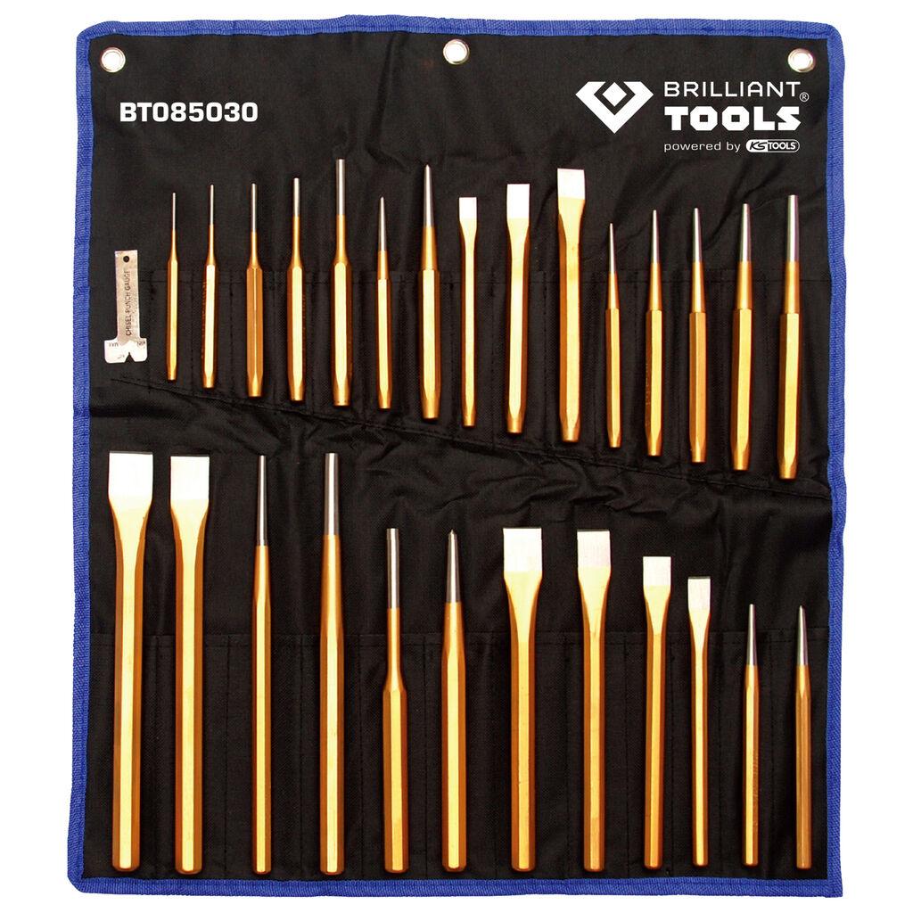 Brilliant Tools Set izbijača i sekača 085030, 28 komada