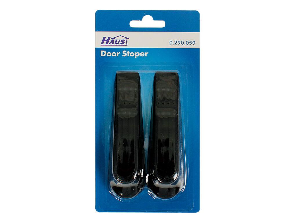 Womax Stoper za vrata, 2 komada, Crni