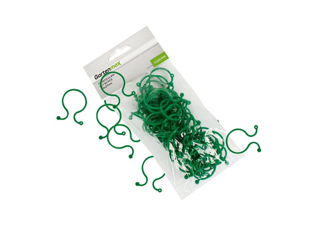 Gartenmax Prstenaste vezice za biljke, 50 komada, Zelene