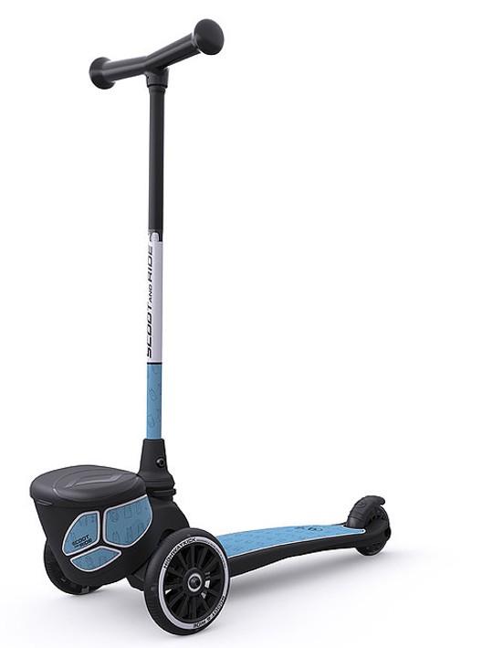 SCOOT & RIDE Dečiji trotinet Highwaykick 2 Lifestyle Reflective Steel, Crno - plavi