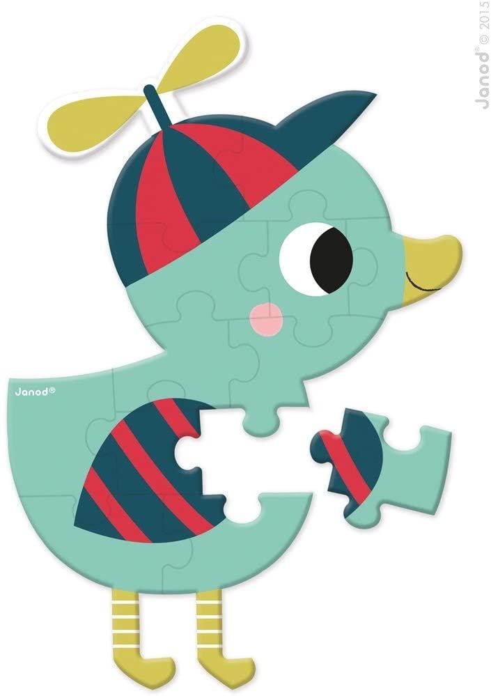 JANOD Kartonske mini puzzle Patkica