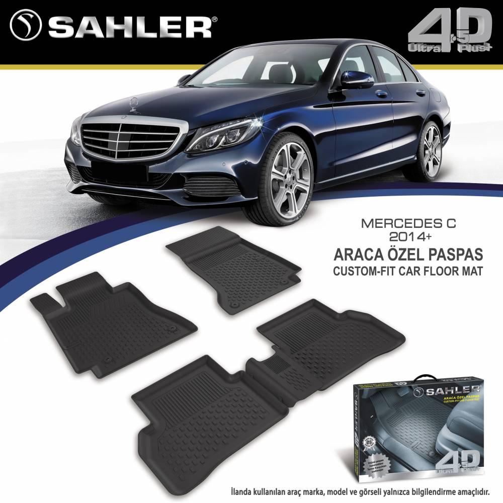 Sahler Gumene patosnice 4.5D za Mercedes C klasa W205, Crne
