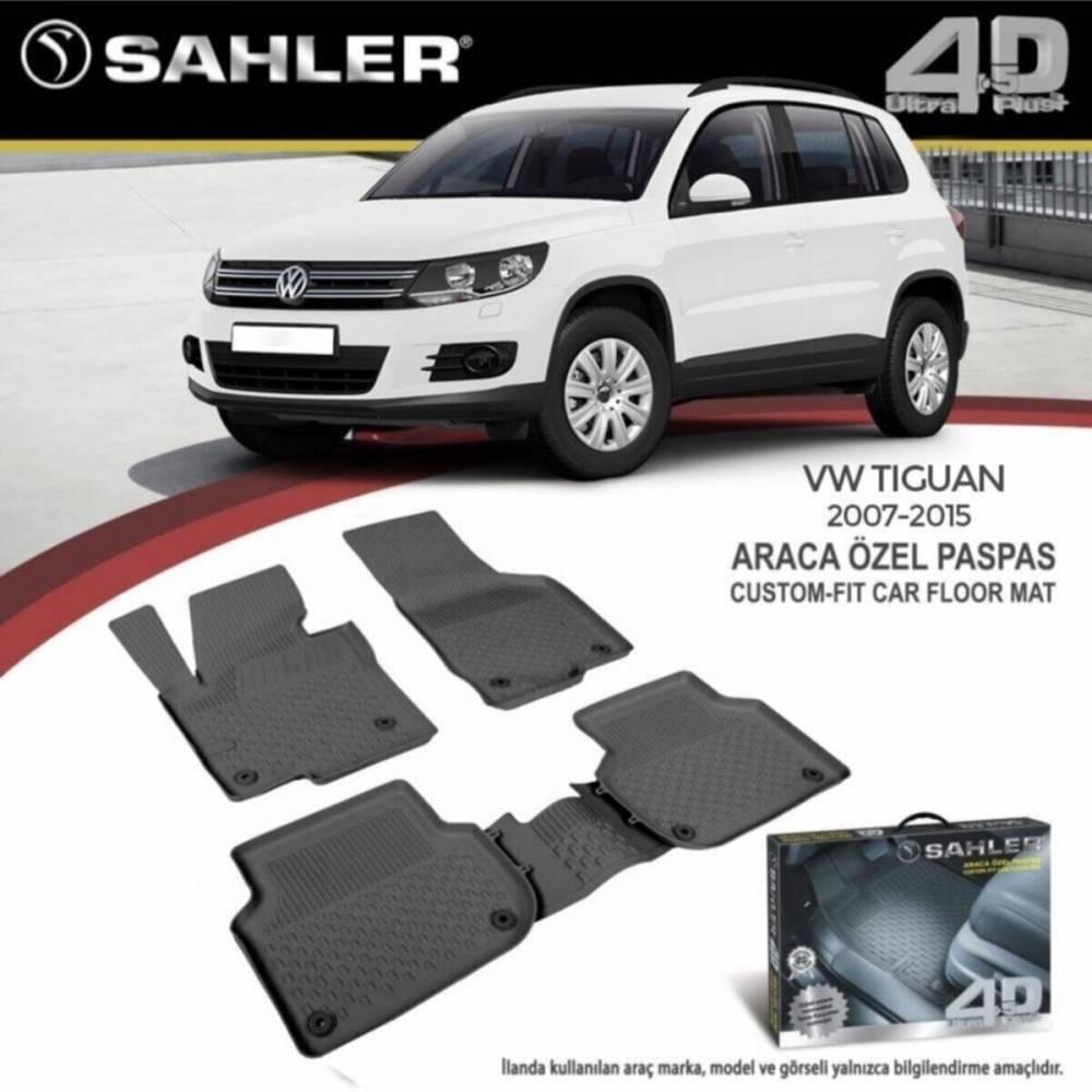 Sahler Gumene patosnice 4.5D za Volkswagen Tiguan 2007-2015, Crne