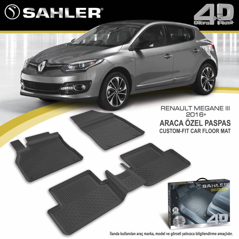 Sahler Gumene patosnice 4.5D za Renault Megane III, Crne
