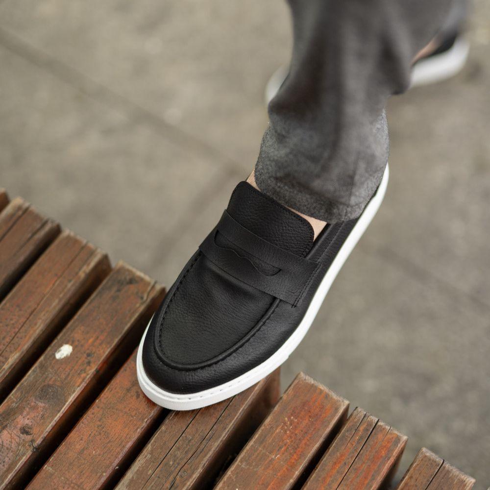 RM Fashion Muške mokasine RM699, Crne