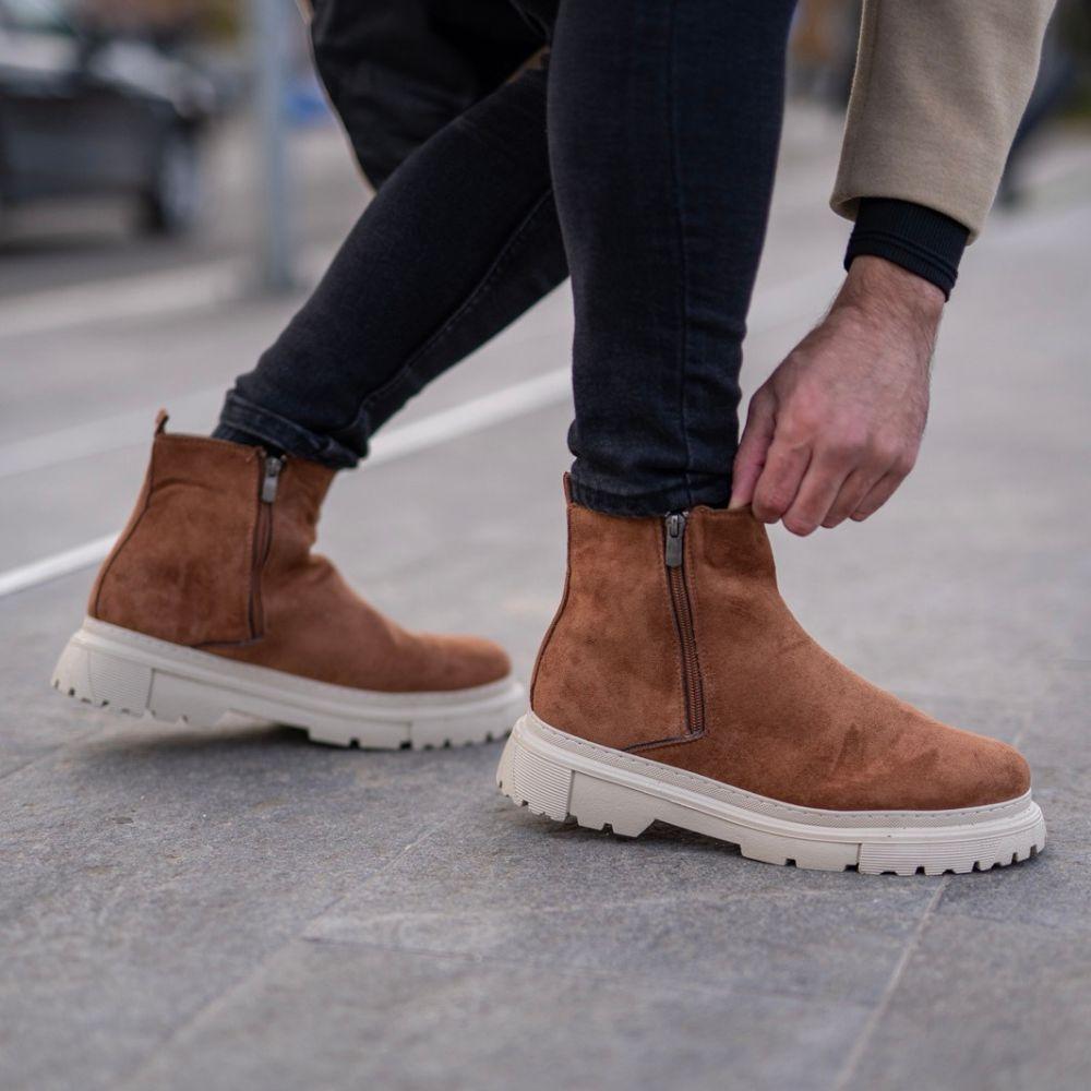 RM Fashion Muške čizme RM788, Smeđe