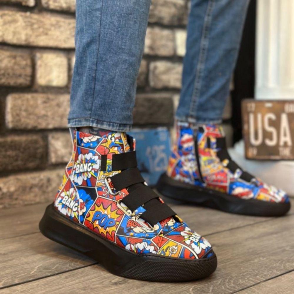 RM Fashion Muške čizme RM775, Šarene