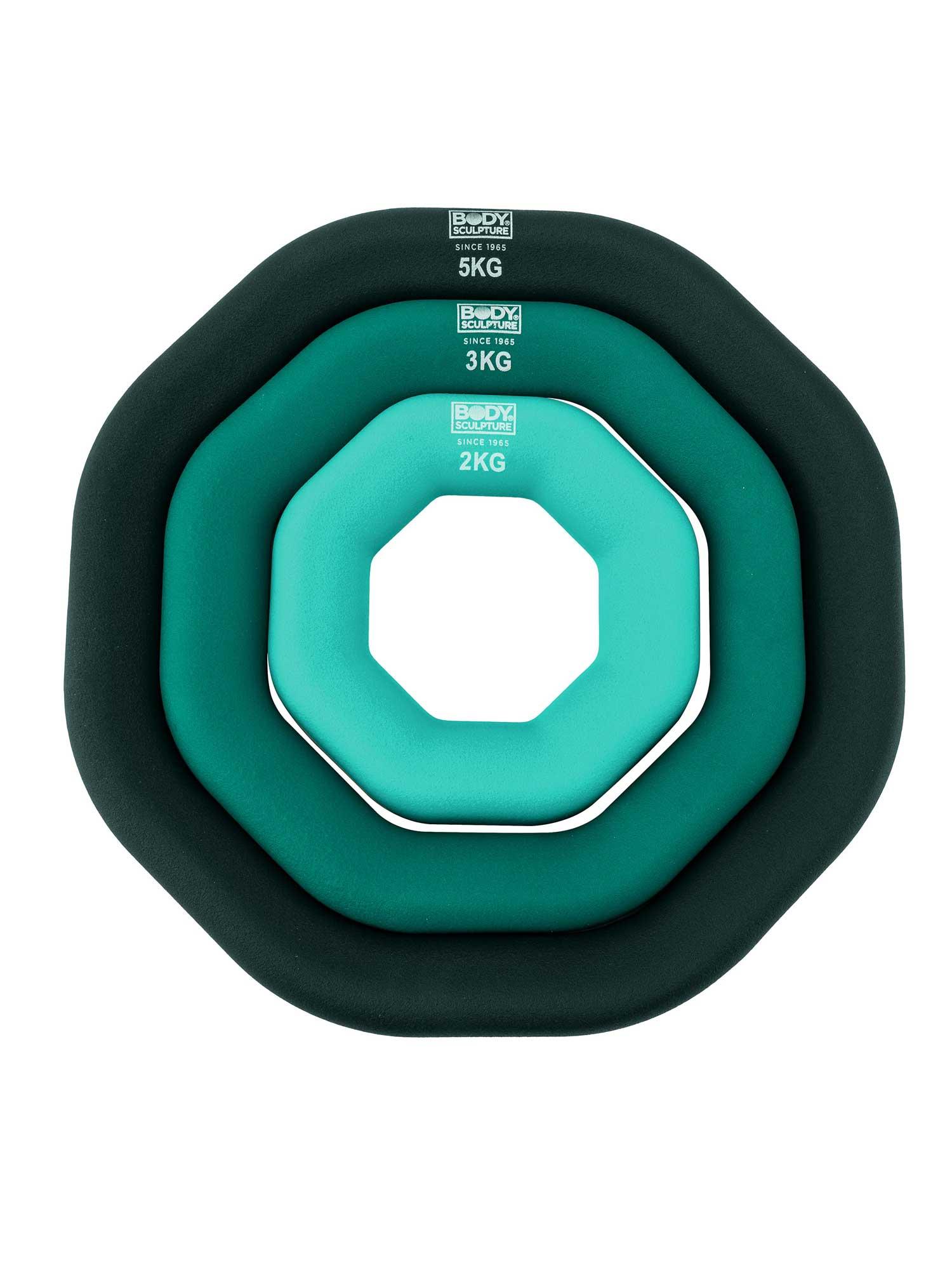 BODY SCULPTURE Set tegova, 10 kg, Zeleni