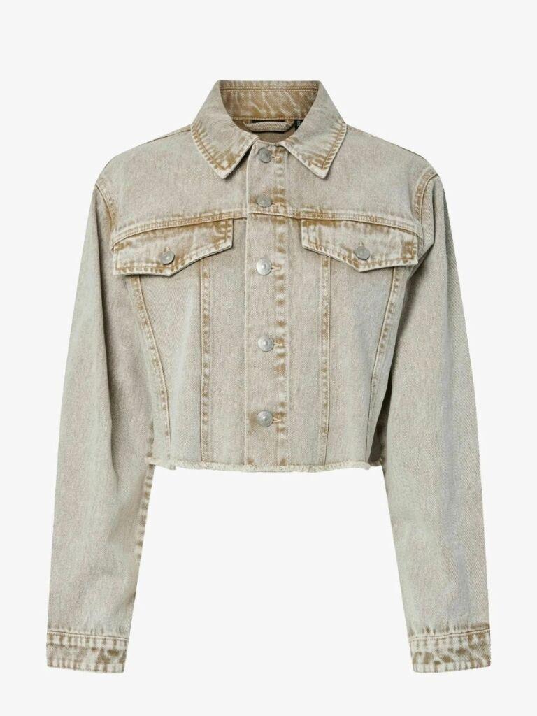 Pieces Ženska jakna Fay, Kratka, Bež