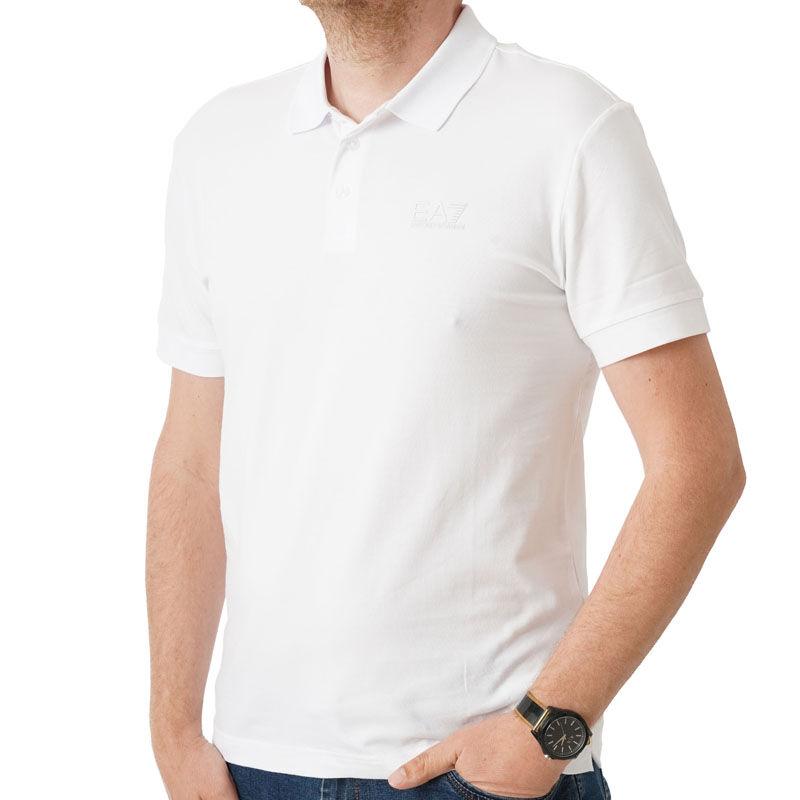 Muška polo maјica Emporio Armani, Train Core, bela