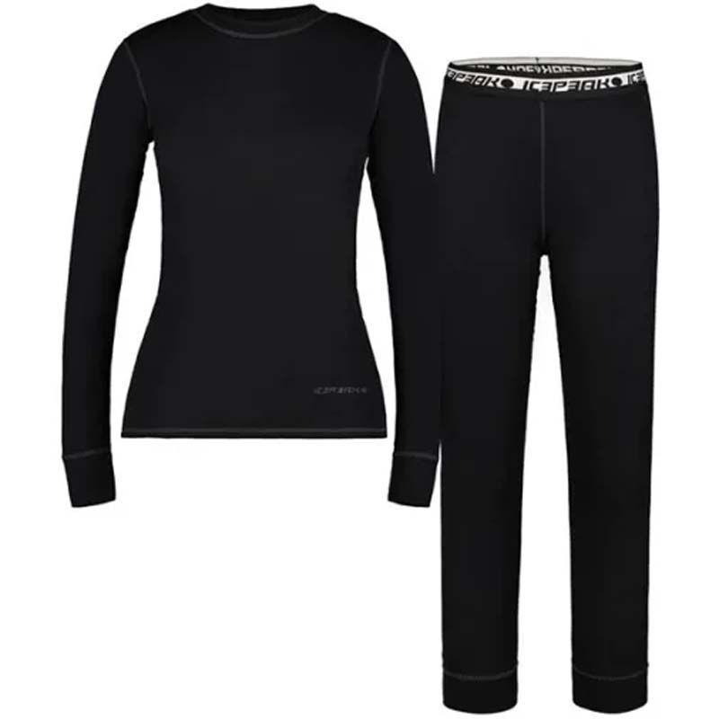 Ice Peak Ženski aktivni veš komplet Iveye, Crni