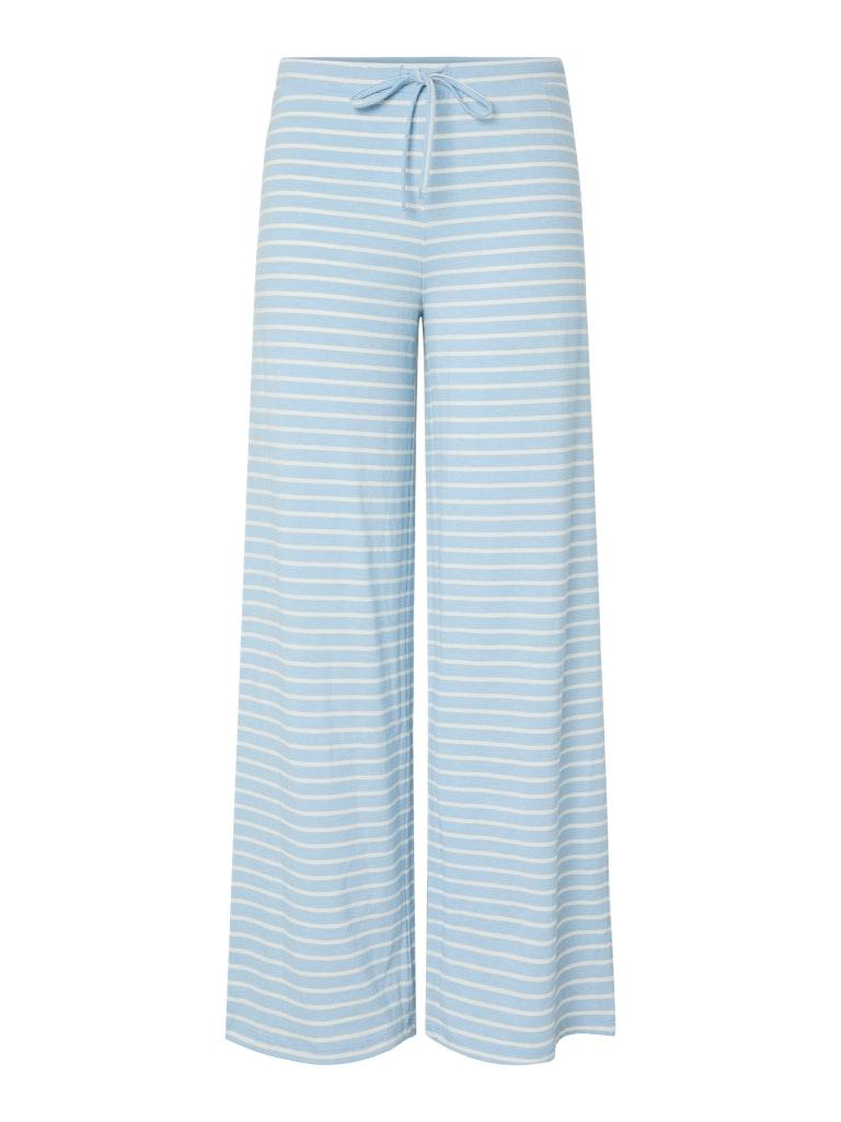 Pieces Ženske pantalone Monique, Široke nogavice, Plave