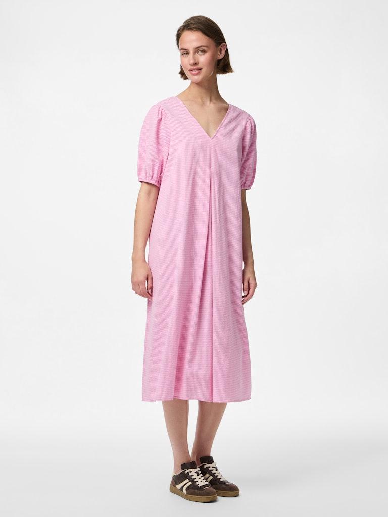 Pieces Ženska haljina Alma, Midi, Roze