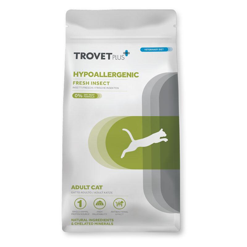 TROVET PLUS Hrana za mačke hypoallergenic insect, 1.2kg