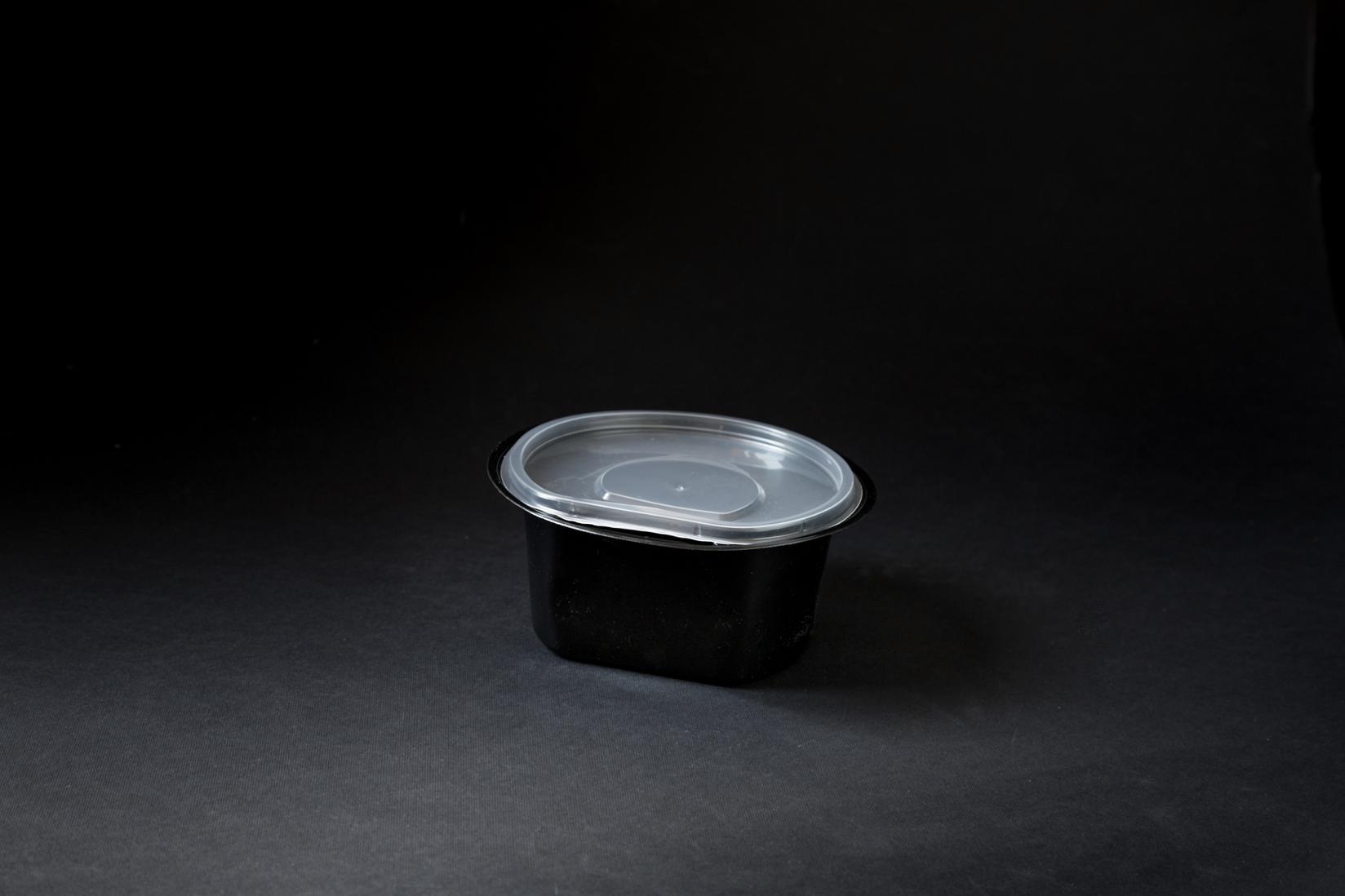 Ambalaže za topla jela sa poklopcem, Okrugla, OSYK, 500 ml, 100 komada