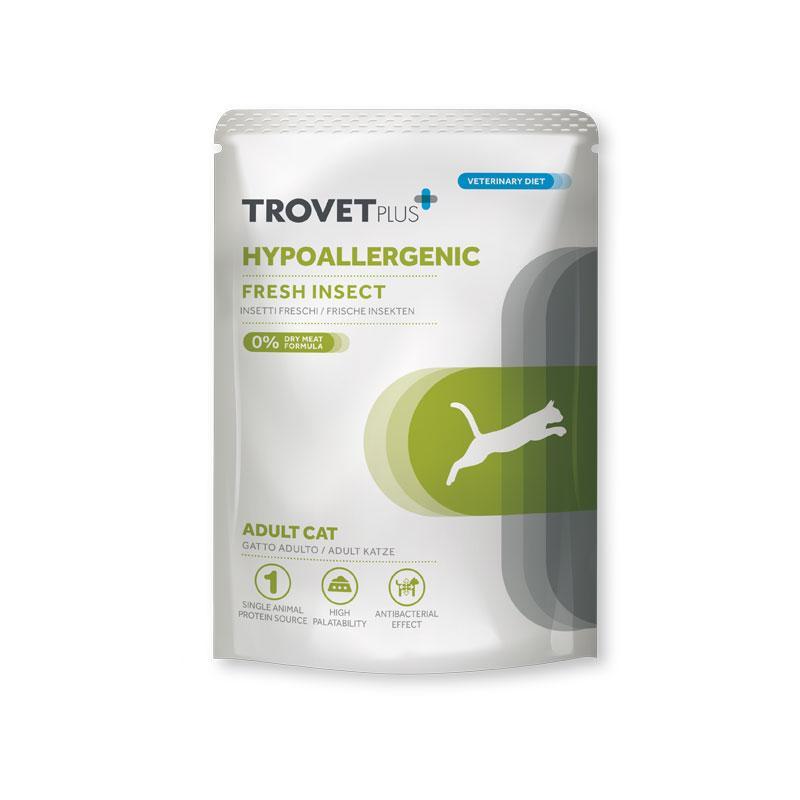 TROVET PLUS Hrana za mačke hypoallergenic insect, 85g