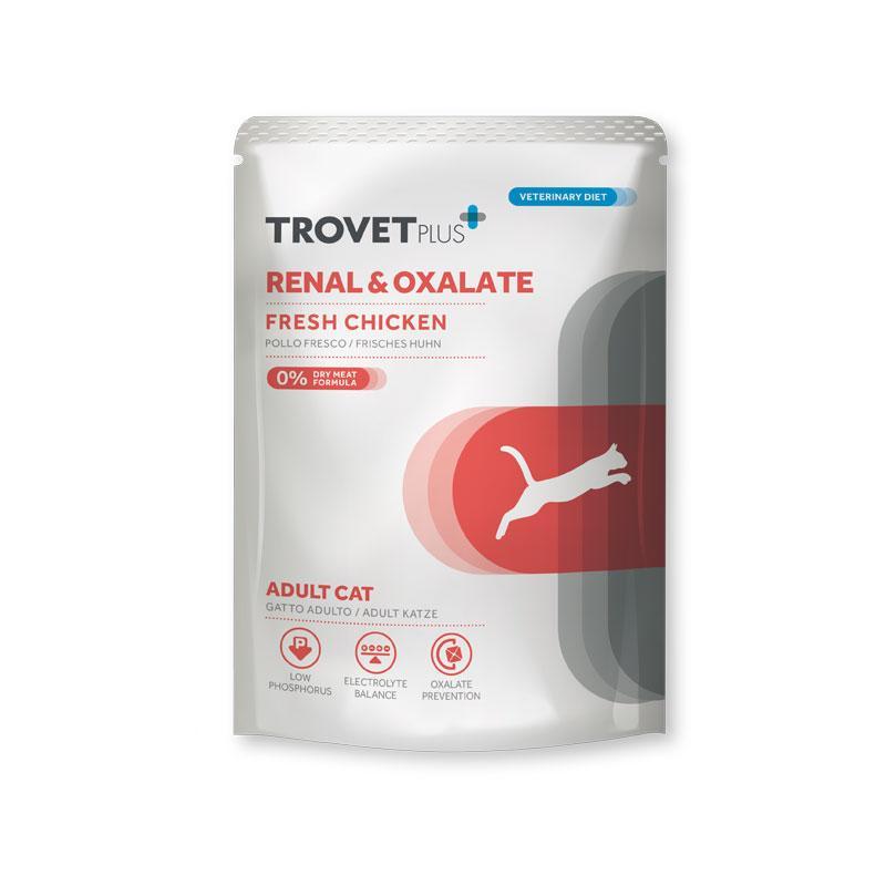 TROVET PLUS Hrana za pse Oxalate, Piletina, 85g