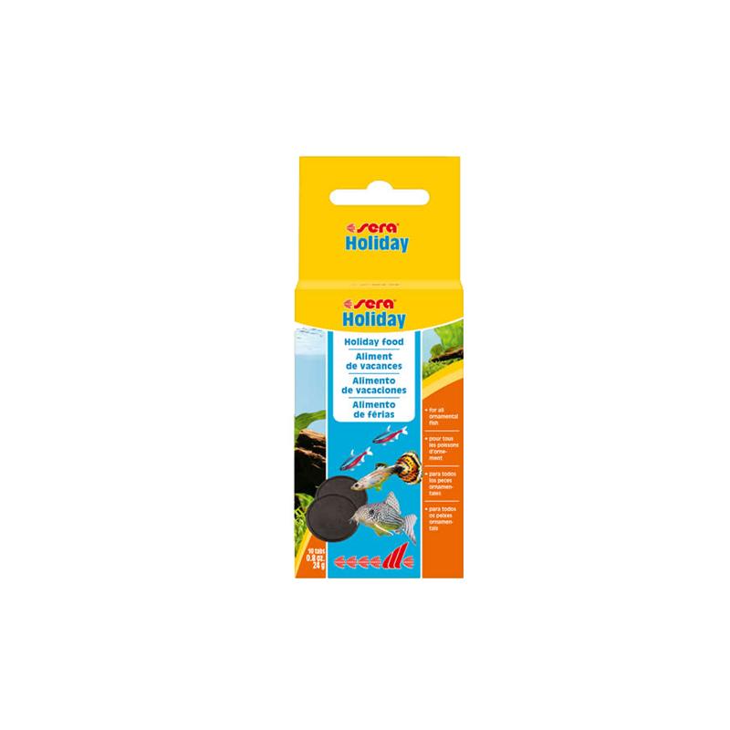 SERA Hrana za ribe holiday, 10 tableta