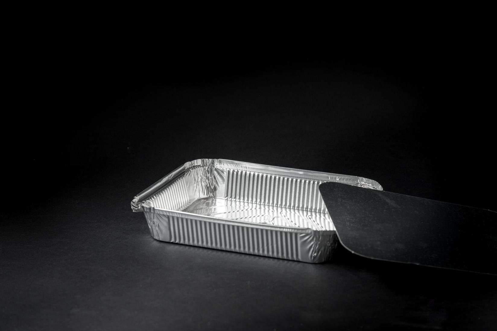 Aluminijumske ambalaže za dostavu hrane, 100 komada