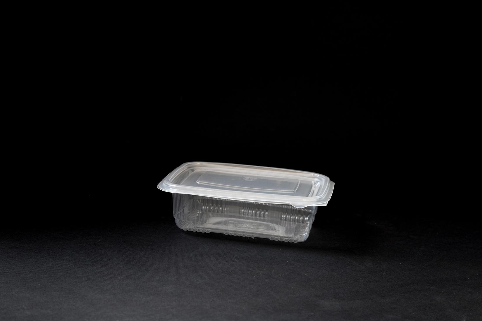 Ambalaže za topla jela sa poklopcem, Pravougaone, PP, 750 ml, 100 komada