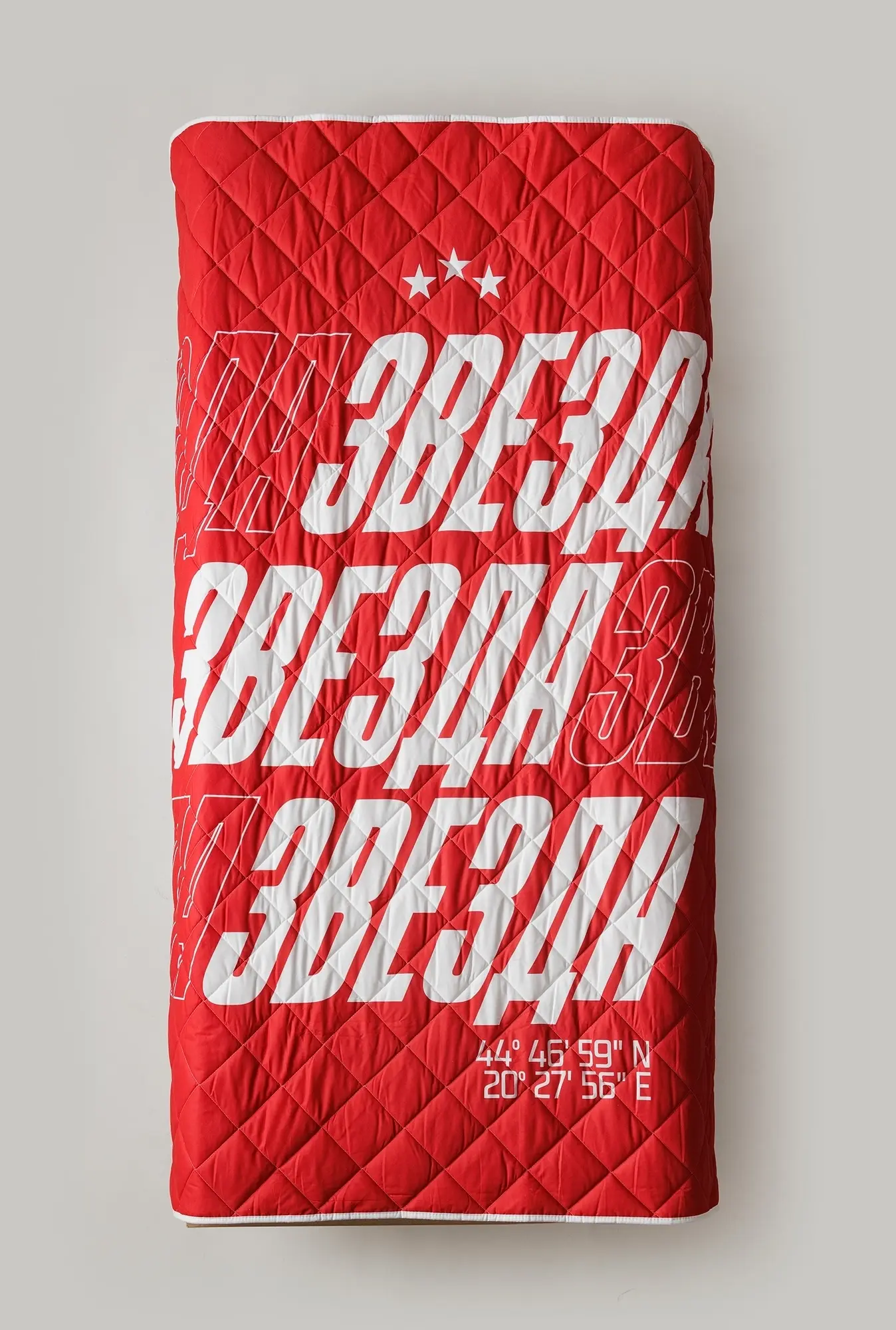 STEFAN Prekrivač za krevet Crvena Zvezda, 140x200, Crveni