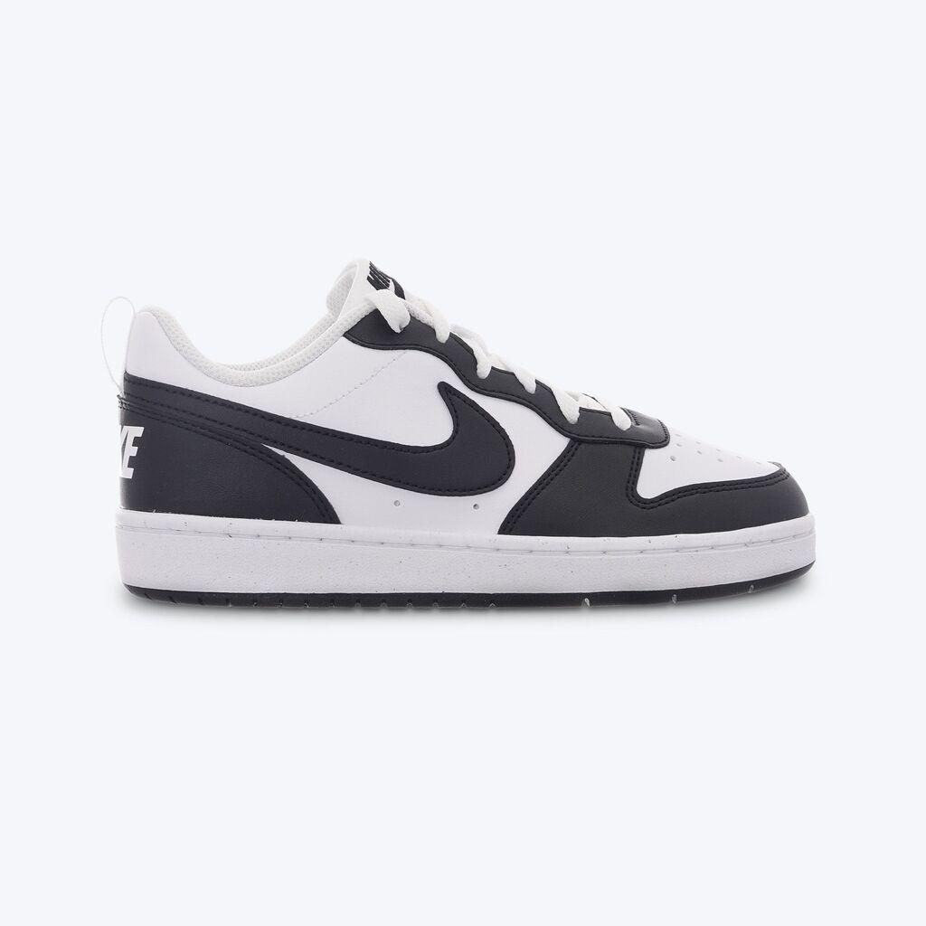 Nike Patike za dečake Court borough low recraft DV5456, Crno-bele