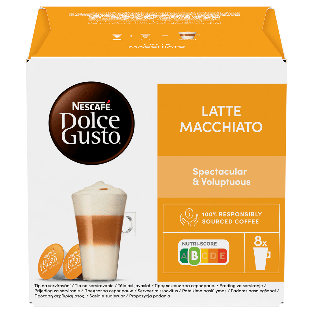 Nescafe Kapsule za kafu Dolce Gusto Latte Macchiato, 183.2g, 16 kapsula