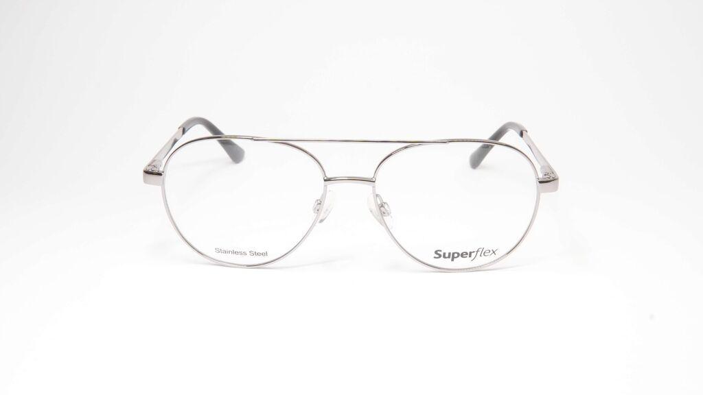 Superflex Muški dioptrijski okvir SF559 S105, Srebrni