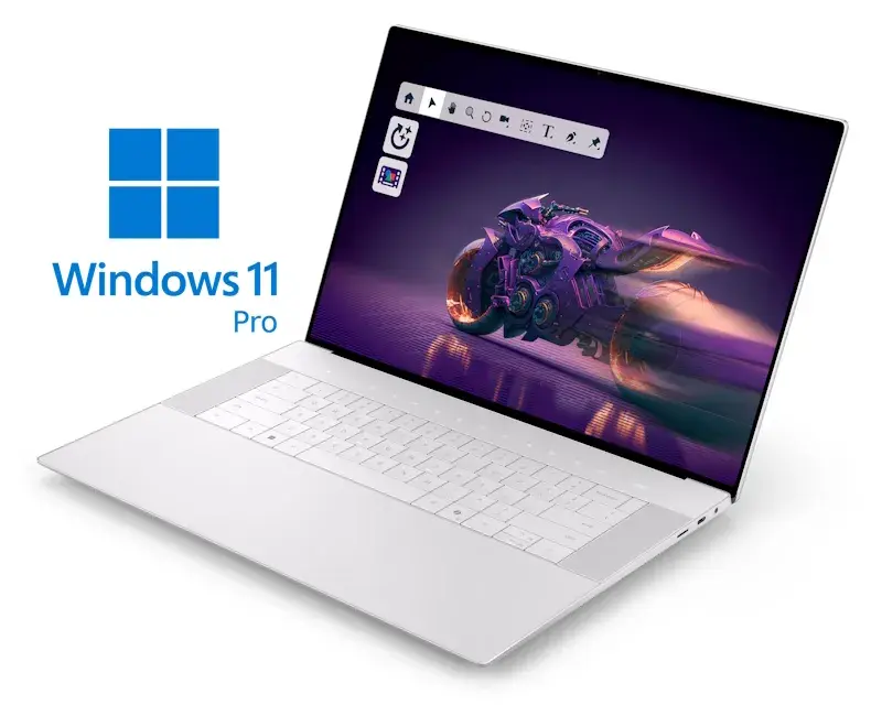 Dell Laptop 16 Premium DA16250, 16.3" 4K OLED, Ultra 9 285H, 32GB, 1TB SSD, RTX 5060 8GB, Backlit, FP, Win11Pro, 3yr NBD