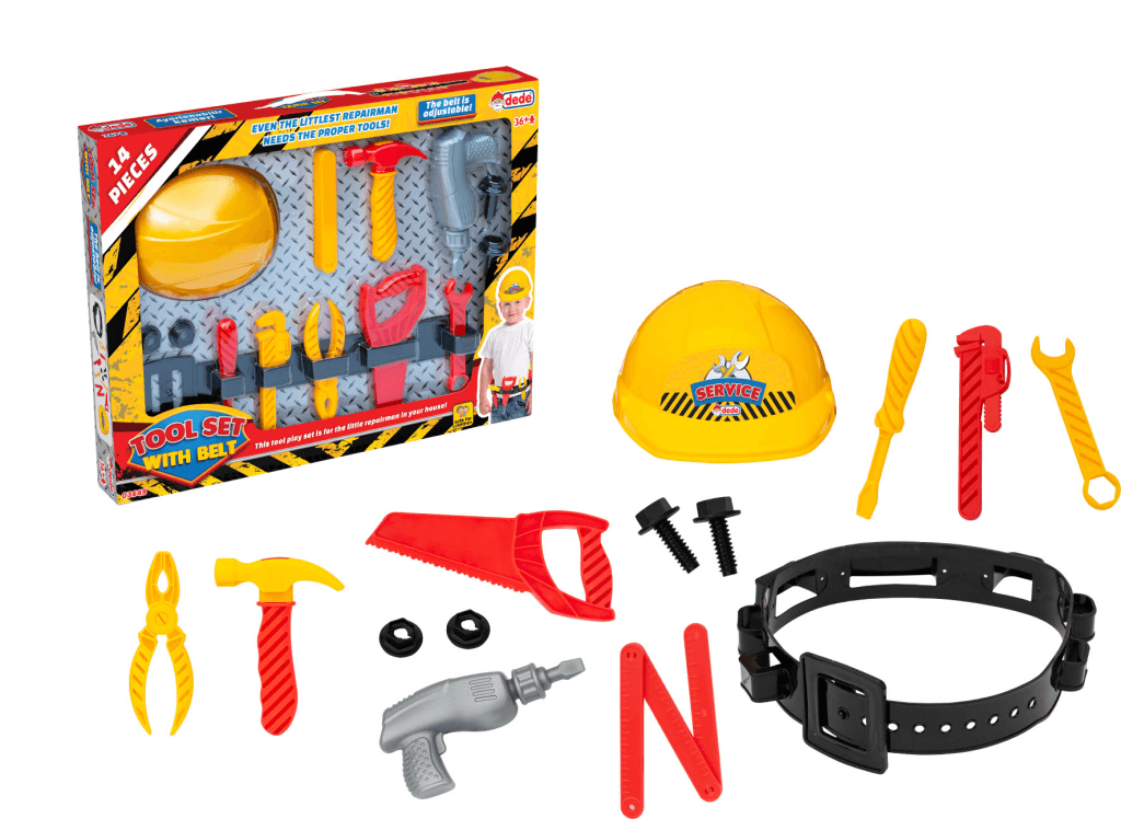 DEDE Set Dečija igračka Alat u kutiji, 3+