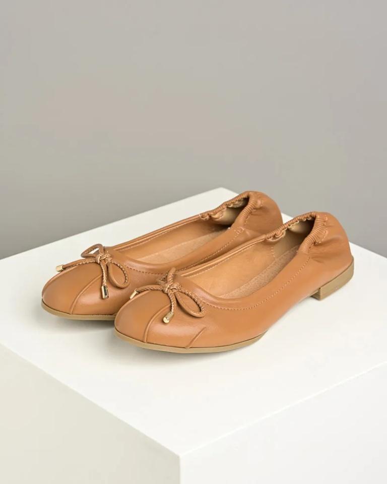 Emelie Strandberg Ženske baletanke C180, Braon