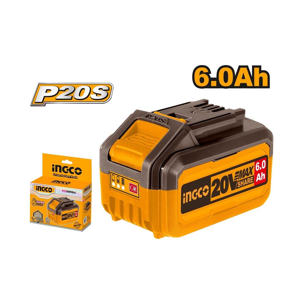 Ingco Litijum-jonska baterija FBLI2060, 20V, 6.0Ah