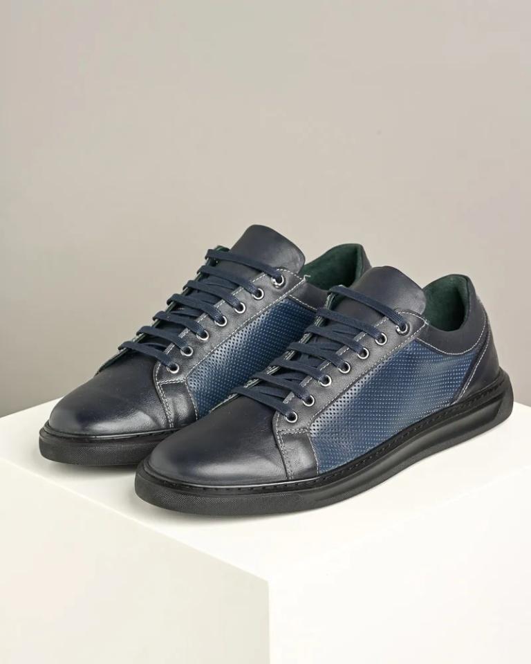 Gazela Muške patike 3215-017, Crno-teget