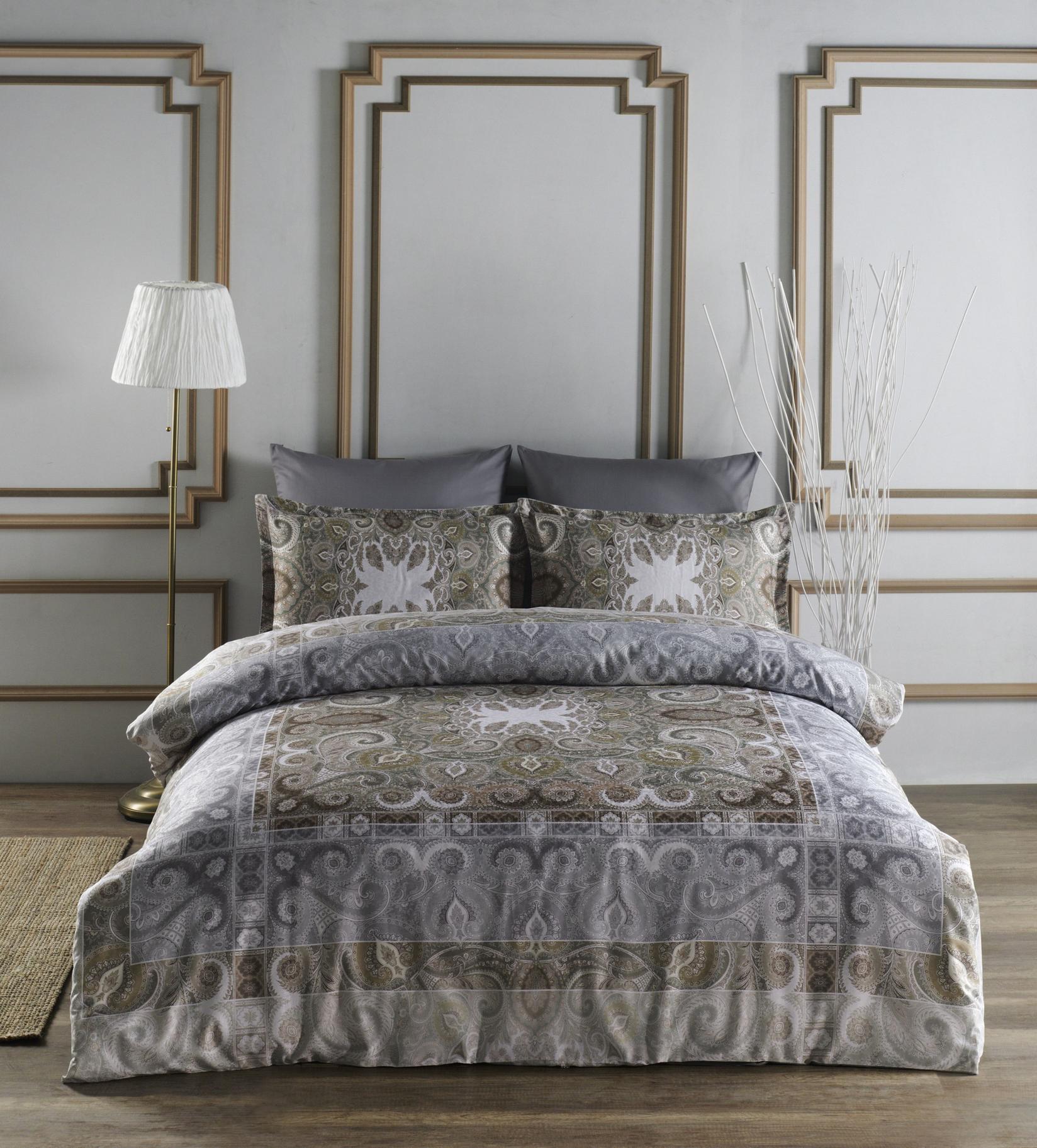 L'essentiel Maison Komplet posteljine Lucianna, 160x220cm,180x240cm, Siva