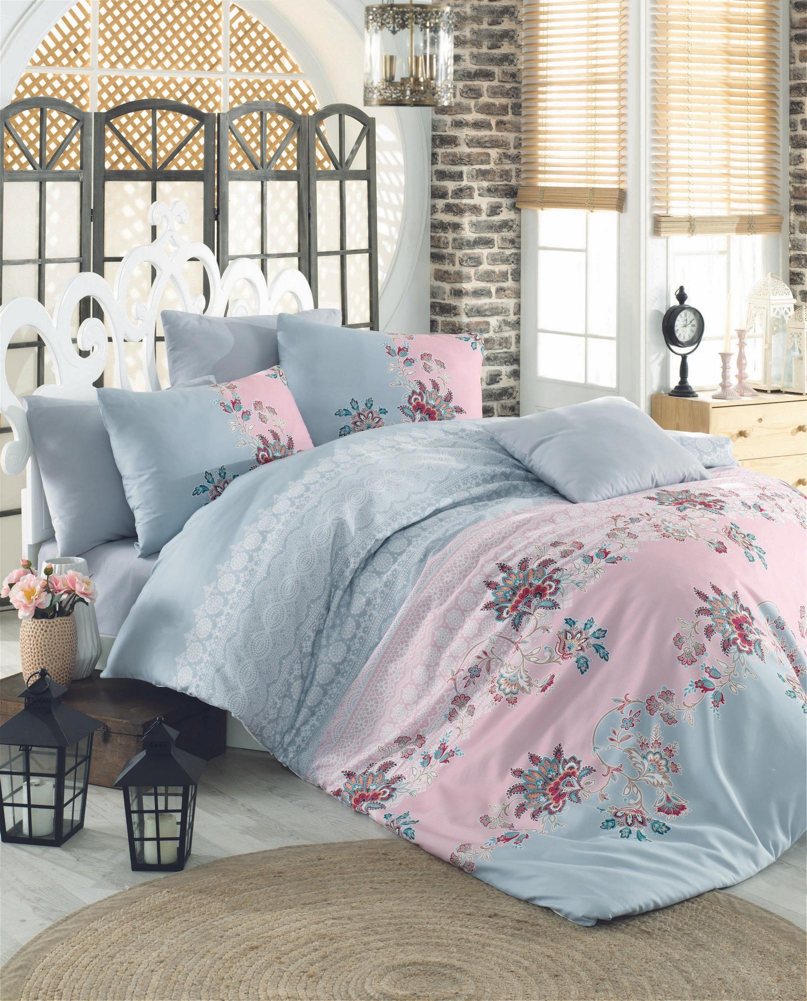 L'essentiel Maison Komplet posteljine Azra, 160x220cm, Svetlozelena