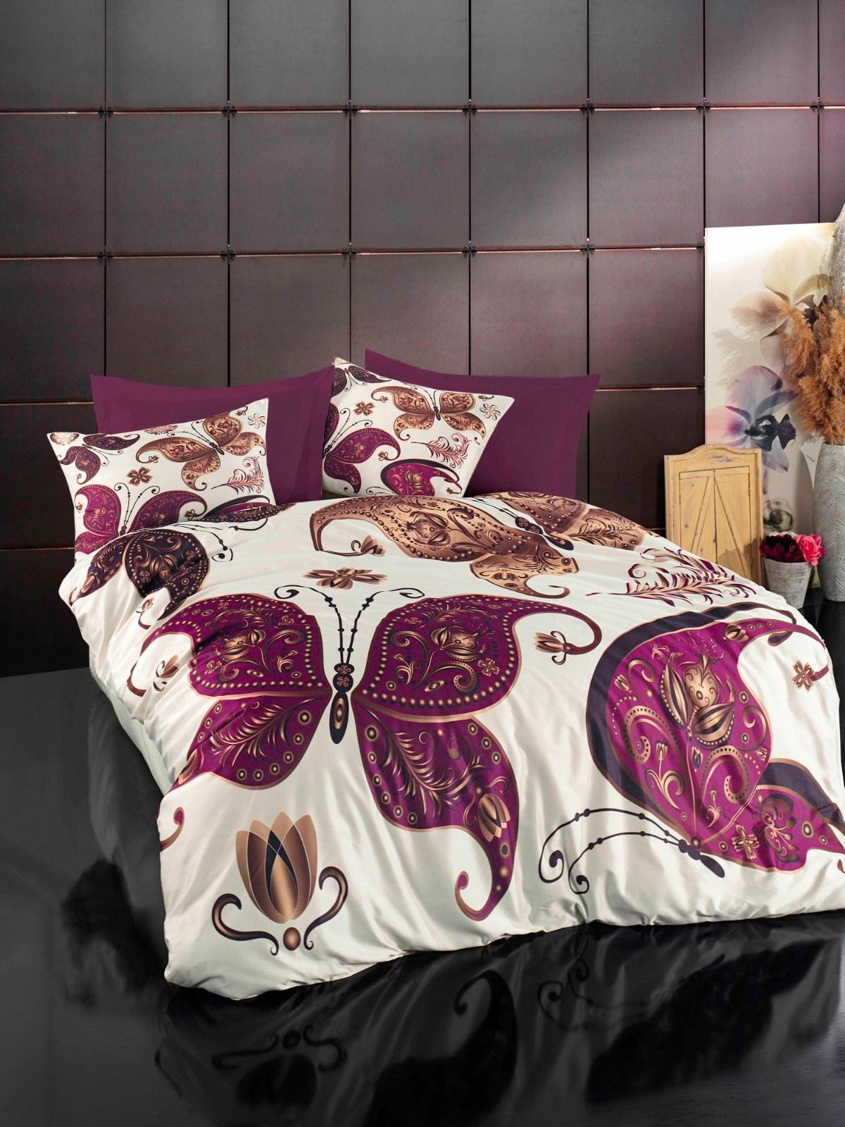 L'essentiel Maison Komplet posteljine 485, 160x220cm, Ljubičasta