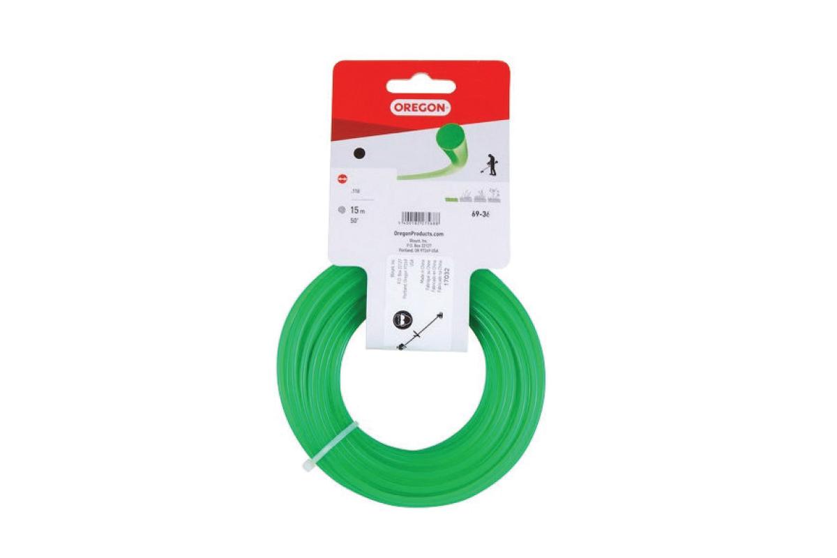 Oregon Silk za trimer 69412, Kockasti 2.4 mm x 15 m, Zeleni